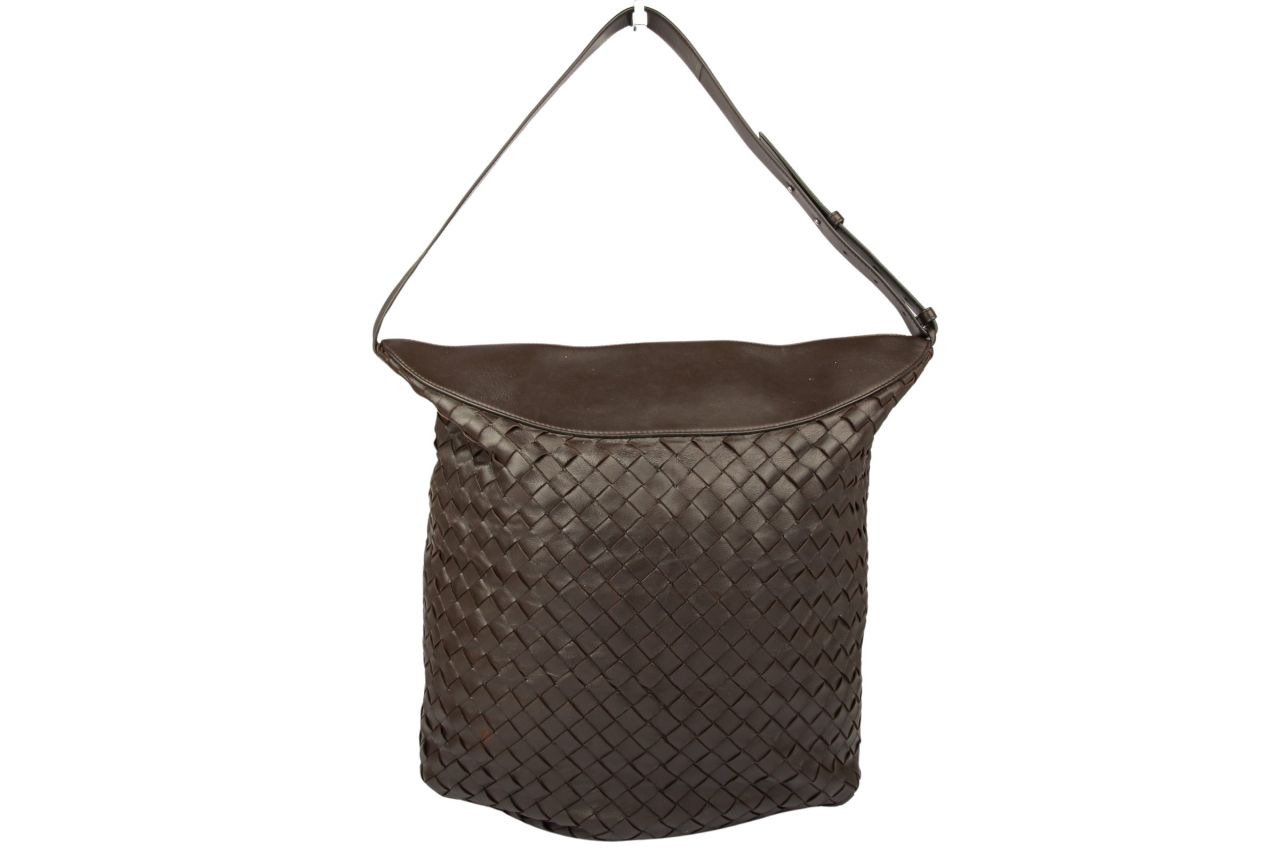 Bottega Veneta Hobo Tote Intrecciato Fondant Braun