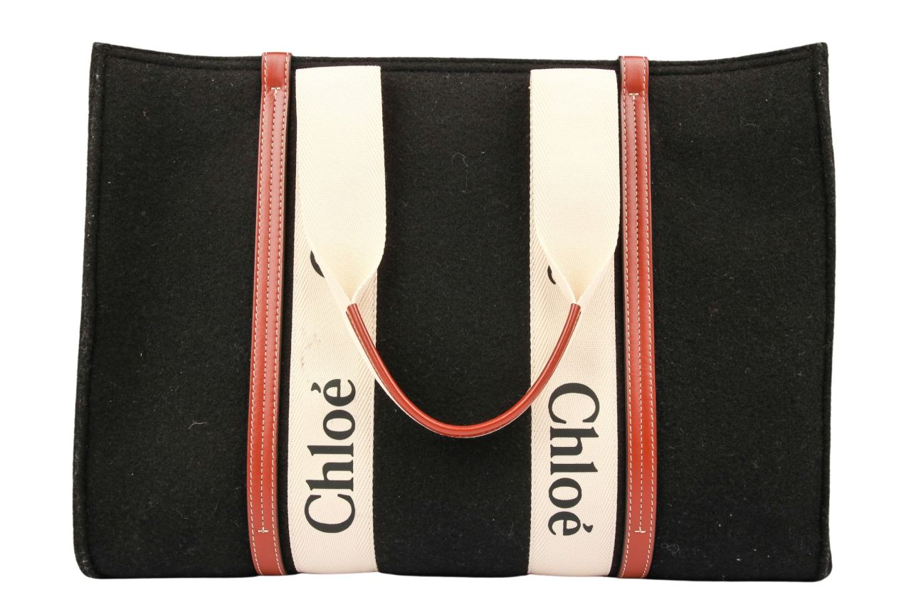 Chloé Woody Shopper Schwarz