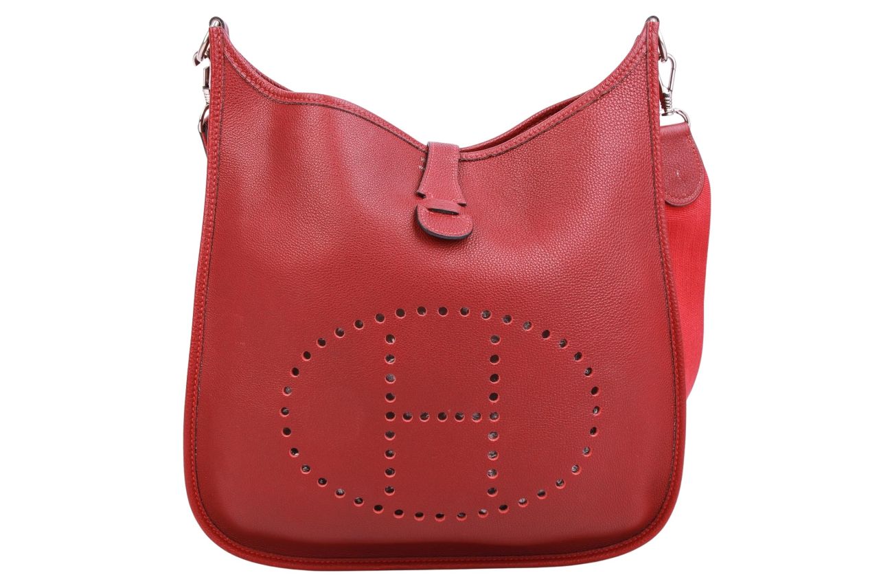 Hermès Evelyne 33 Taurillon Rouge