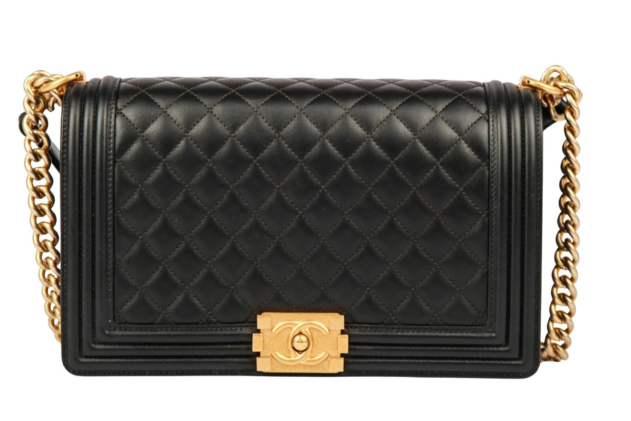 Chanel Boy Bag New Medium Schwarz