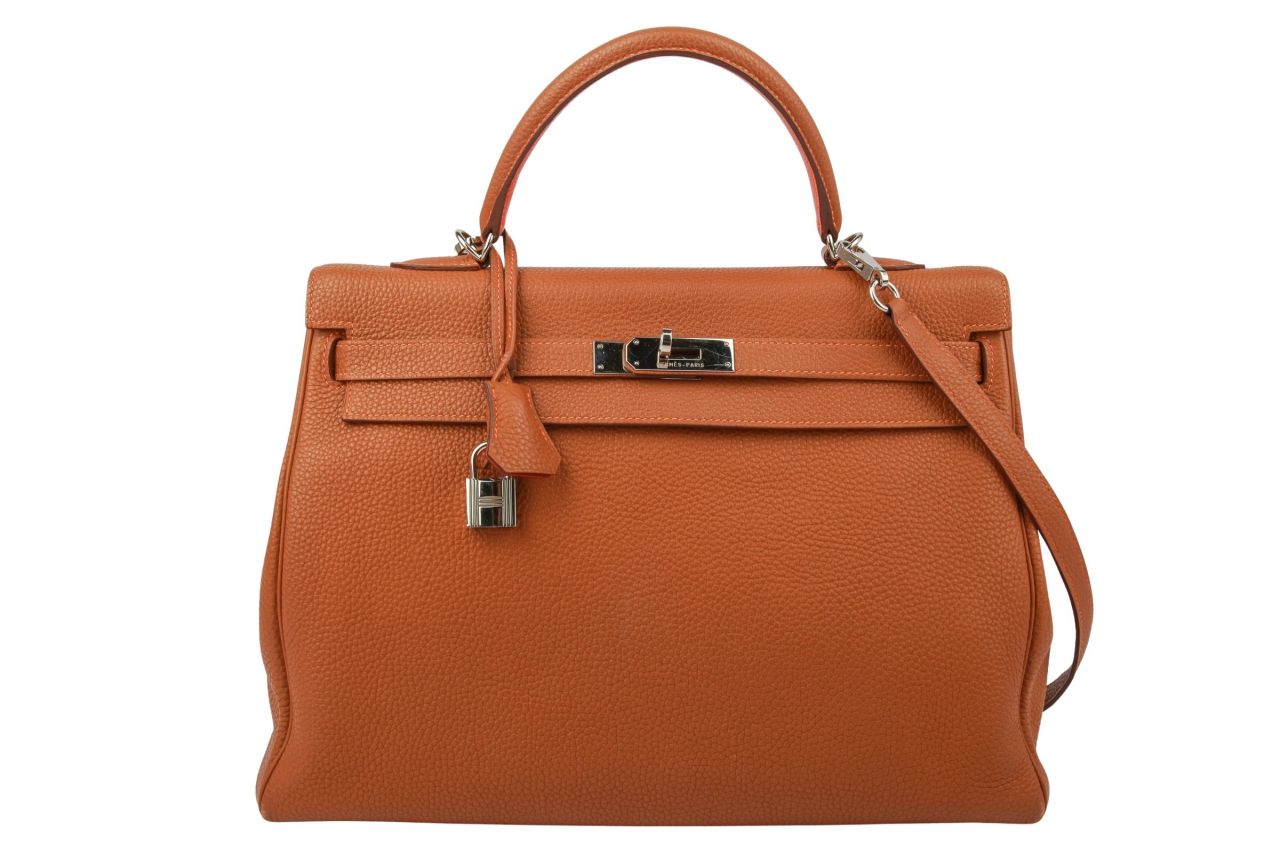 Hermès Kelly 35 Togo Eclat Gold Orange - OFFLINE - PREIS FEHLT!