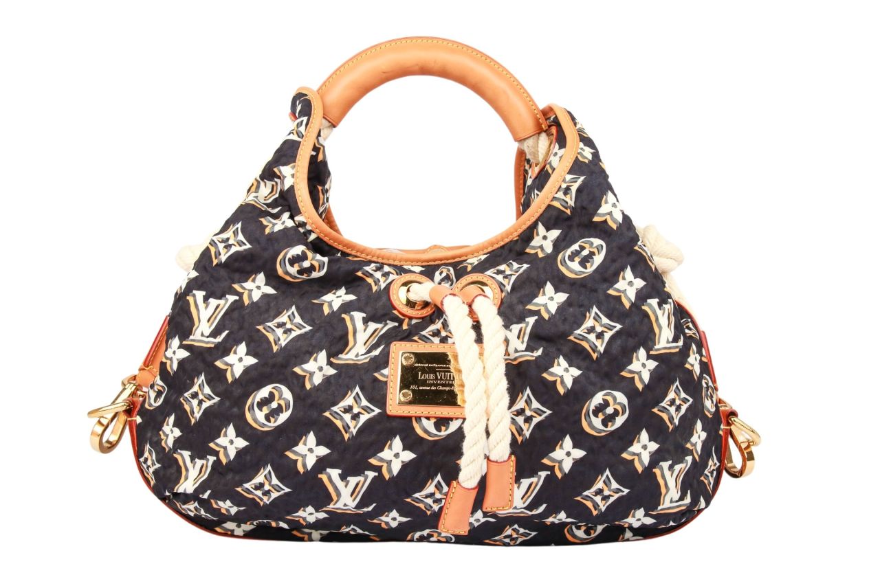 Louis Vuitton Navy Cruise Bulles MM Hobo Bag Luxussachen