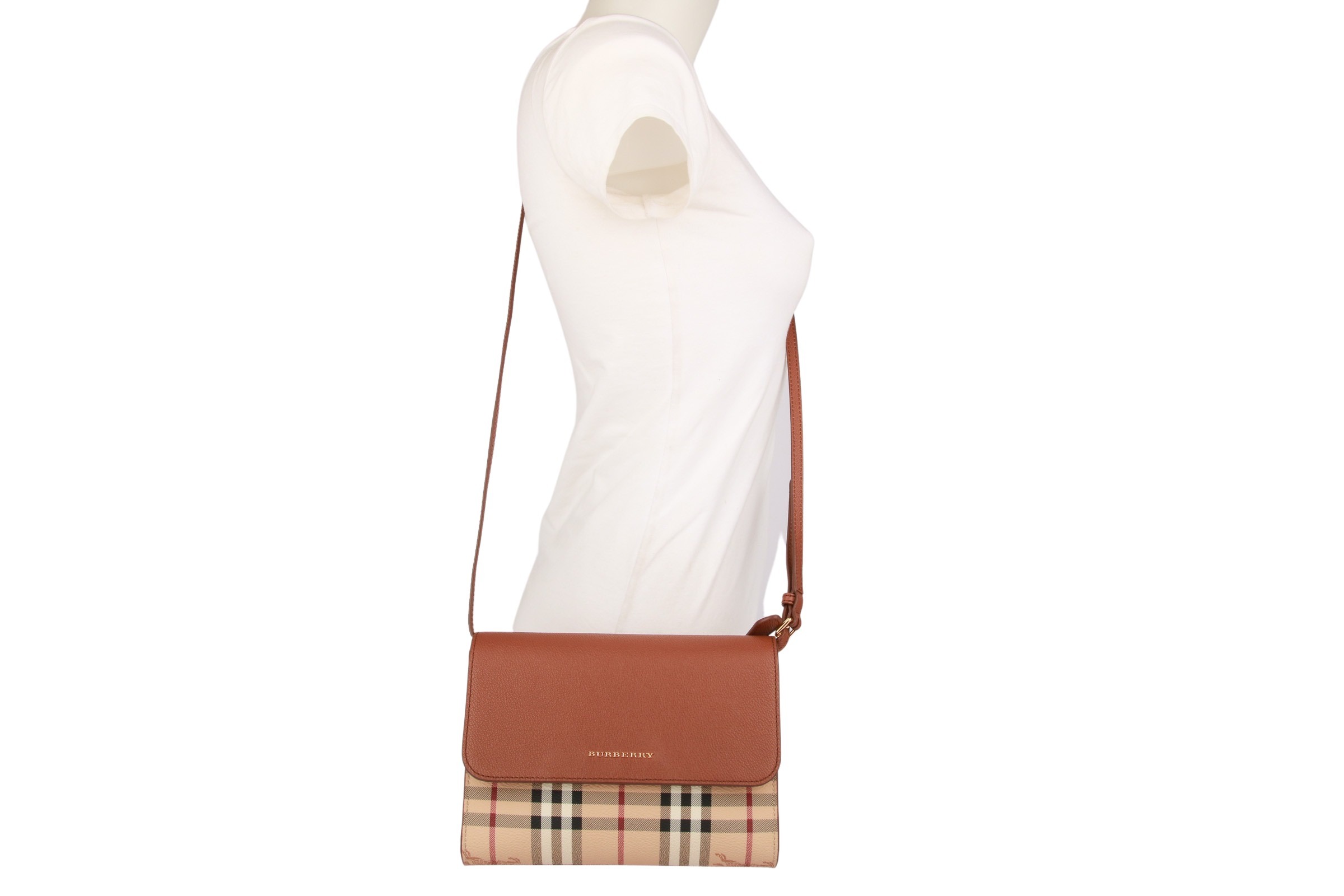 Burberry Loxley Shoulder Bag Brown / Beige 