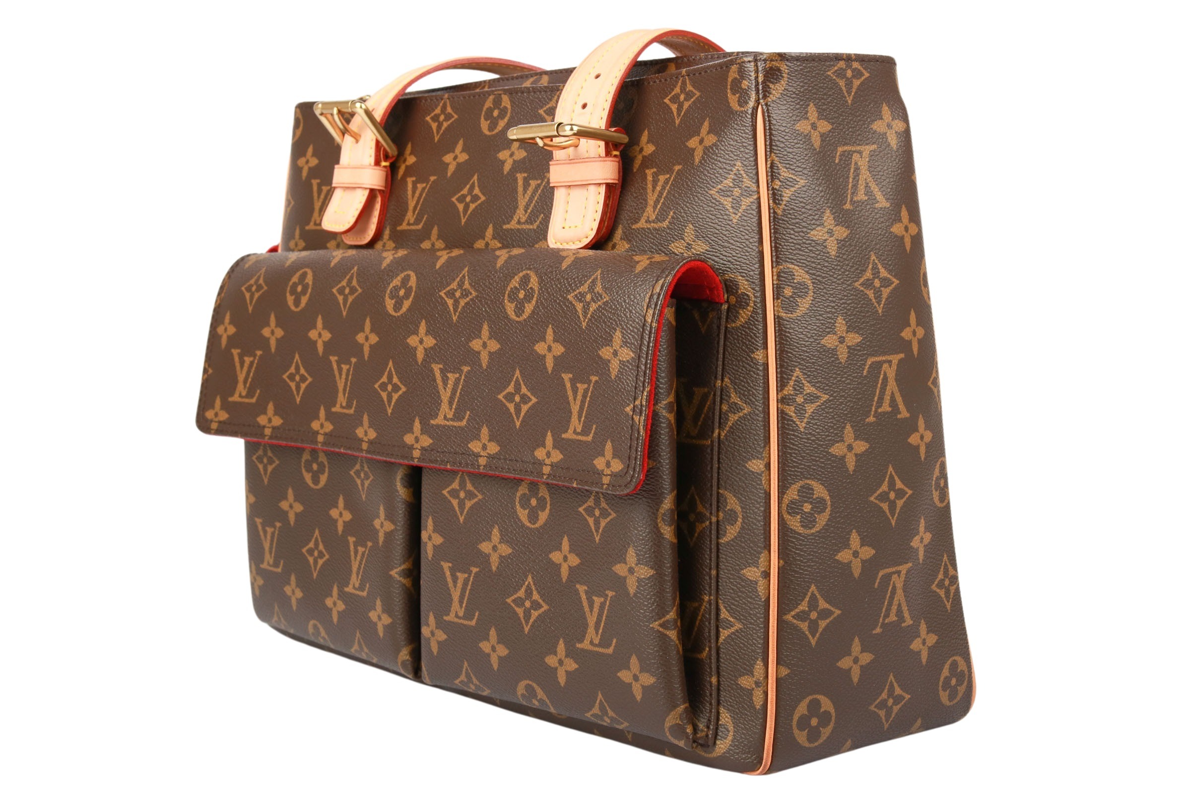 Louis Vuitton Multipli-Cite Brown Canvas Monogram Bag // Excellent