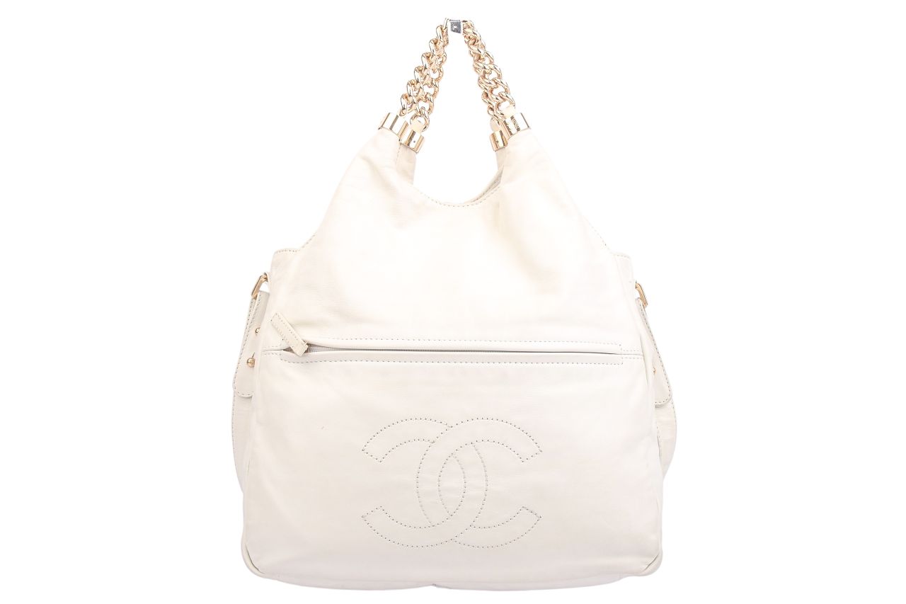 Chanel CC Shoulder Bag Weiß