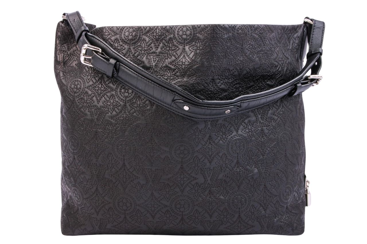 Louis Vuitton Antheia Monogram Hobo Bag Schwarz