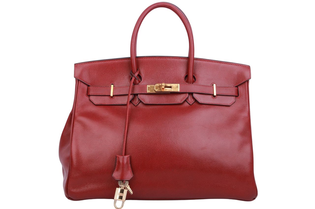 Hermès Birkin 35 Veau Graine Lisse Rouge H