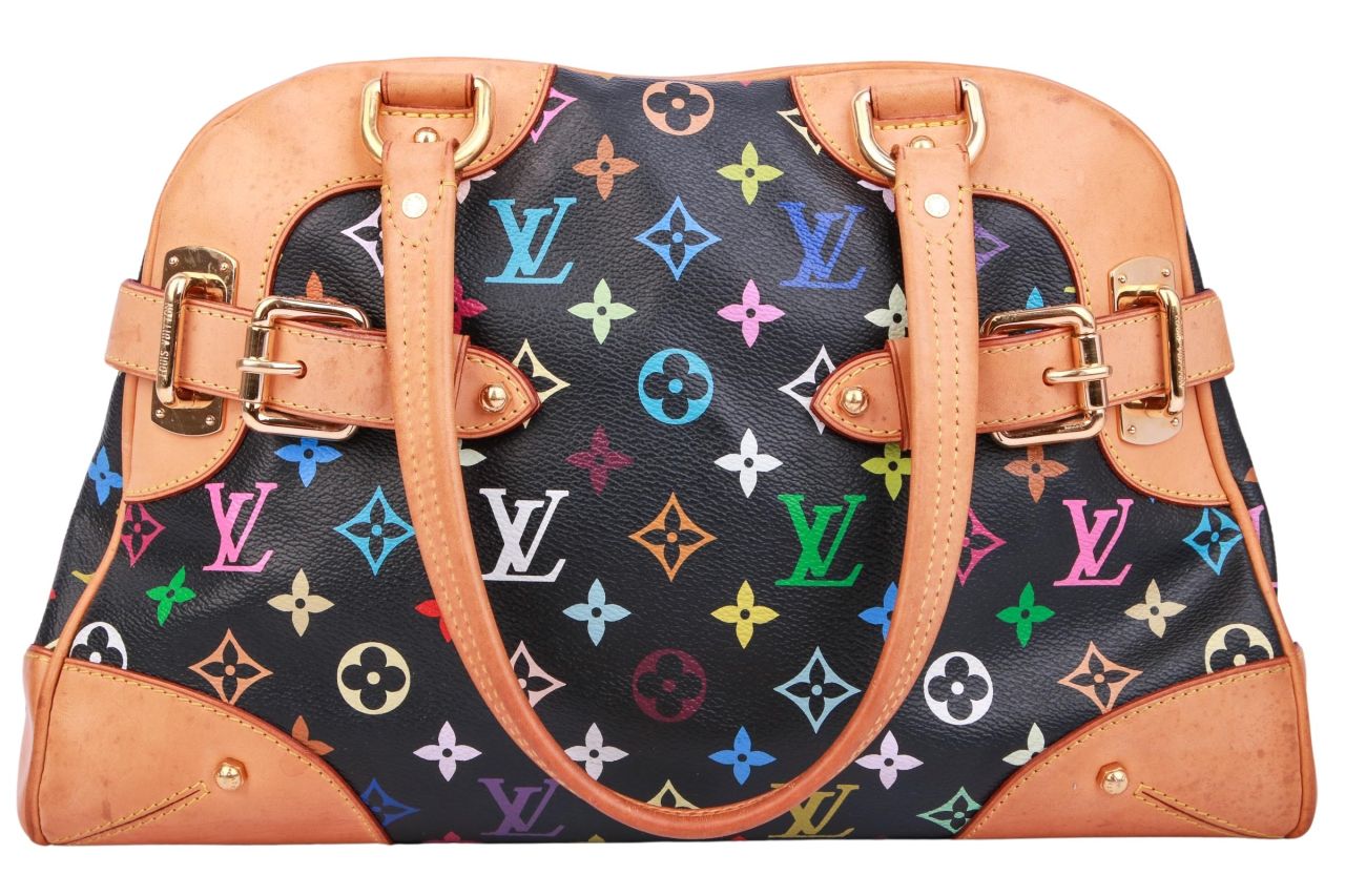 Louis Vuitton Claudia Bag Monogram Multicolor Schwarz