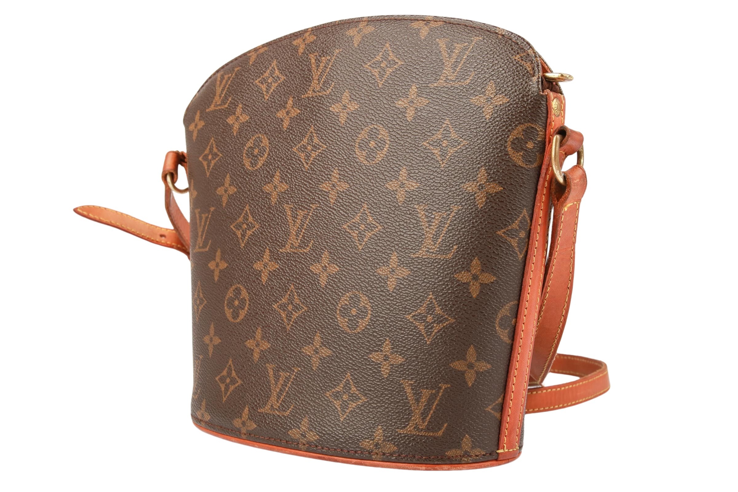 Sold at Auction: Louis Vuitton Drouot Cross Body Monogram Bag