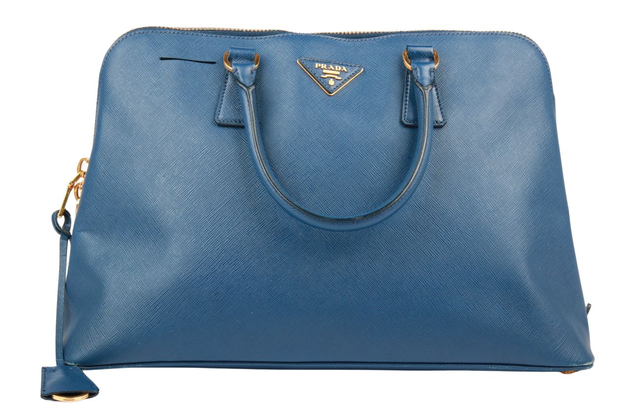 Prada Saffiano Lux Promenade Blau