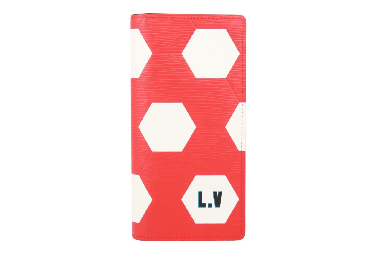 Louis Vuitton Brazza Geldbörse Epi Leder Rot Fifa World Cup Edition