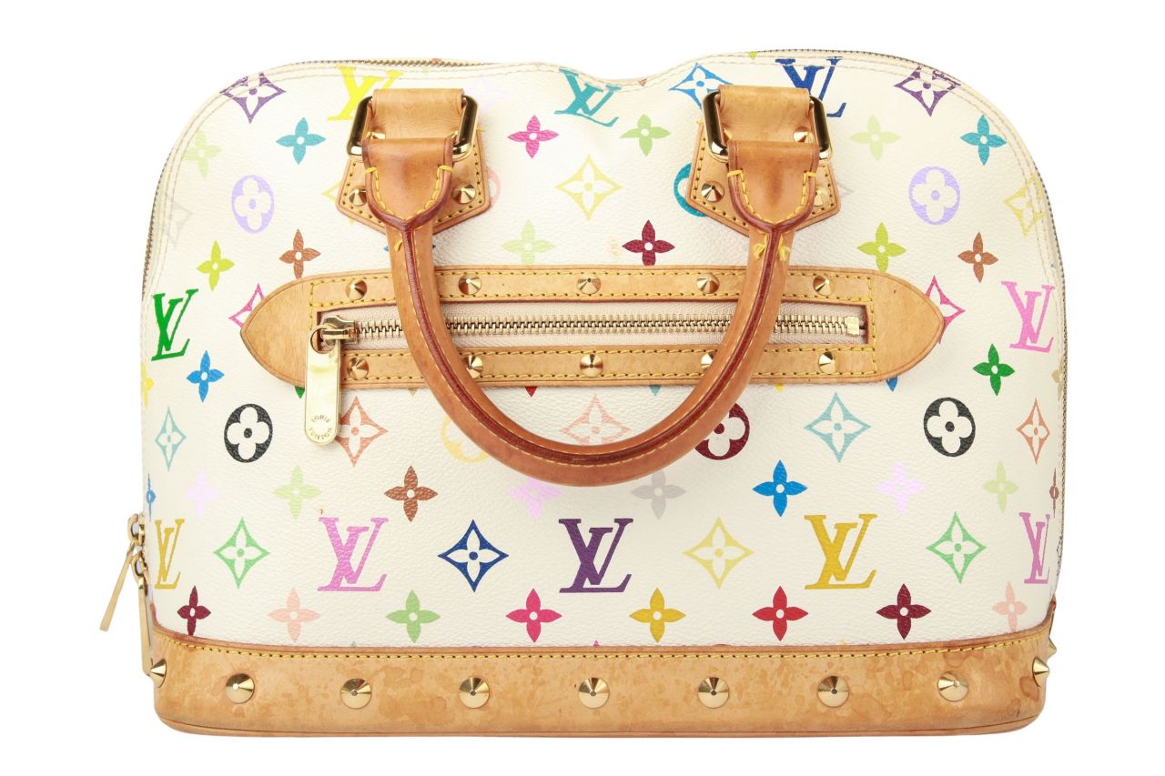 Louis Vuitton Alma Monogram Multicolor Canvas Weiß