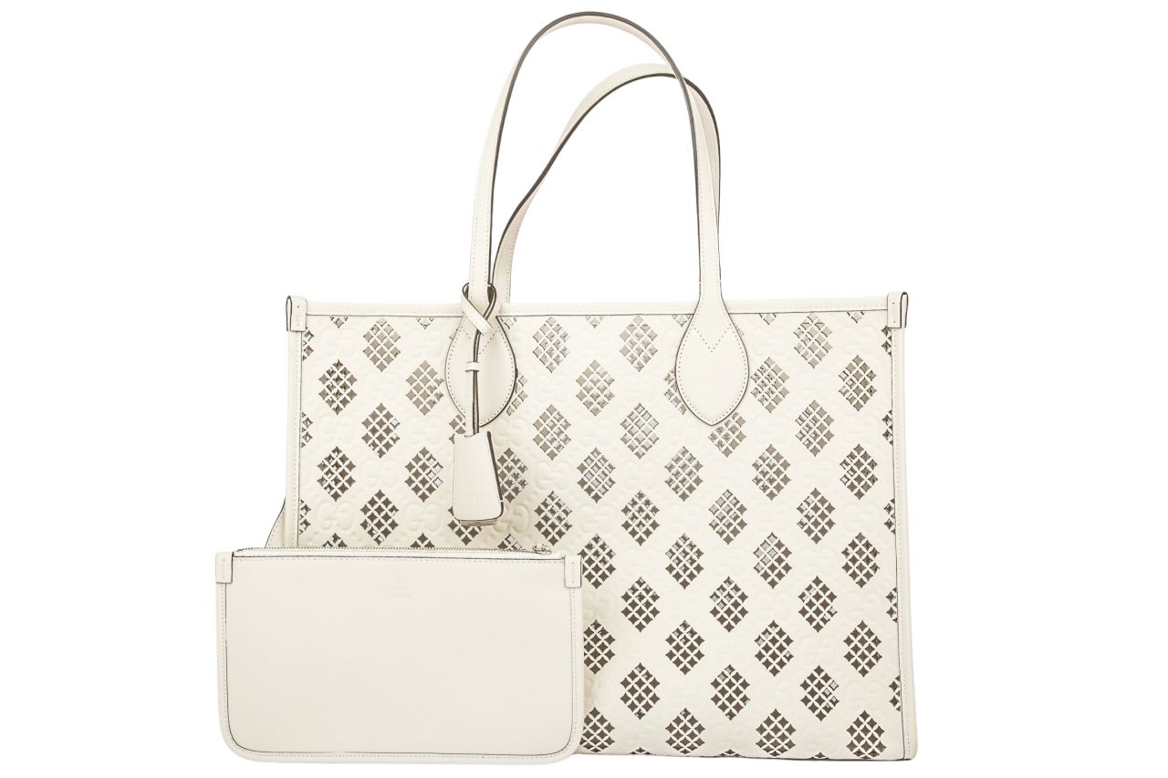 Gucci Shopper mit Cut-Out-Motiv Creme