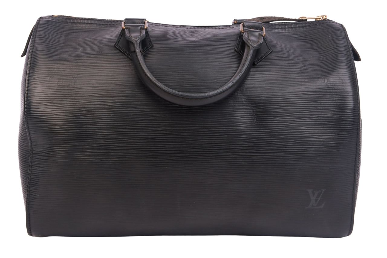 Louis Vuitton Speedy 30 Epi Leder Schwarz