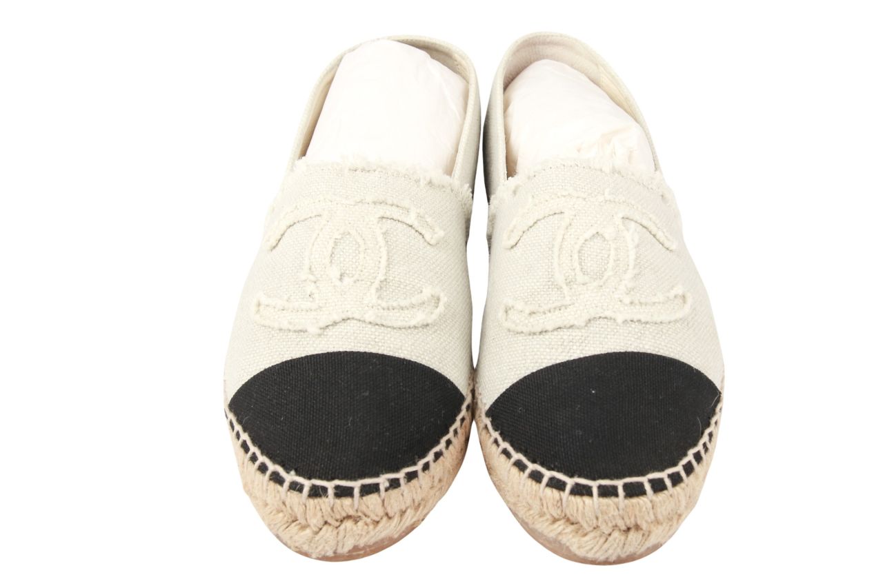 Chanel Espadrilles Canvas Beige Gr. 39