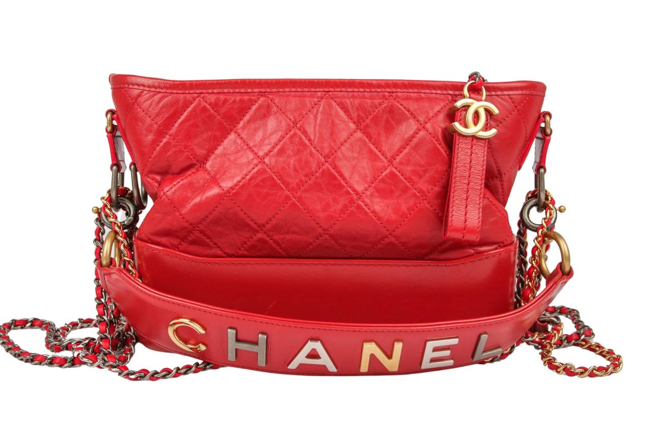 Chanel Gabrielle Kleine Hobo Bag Rot