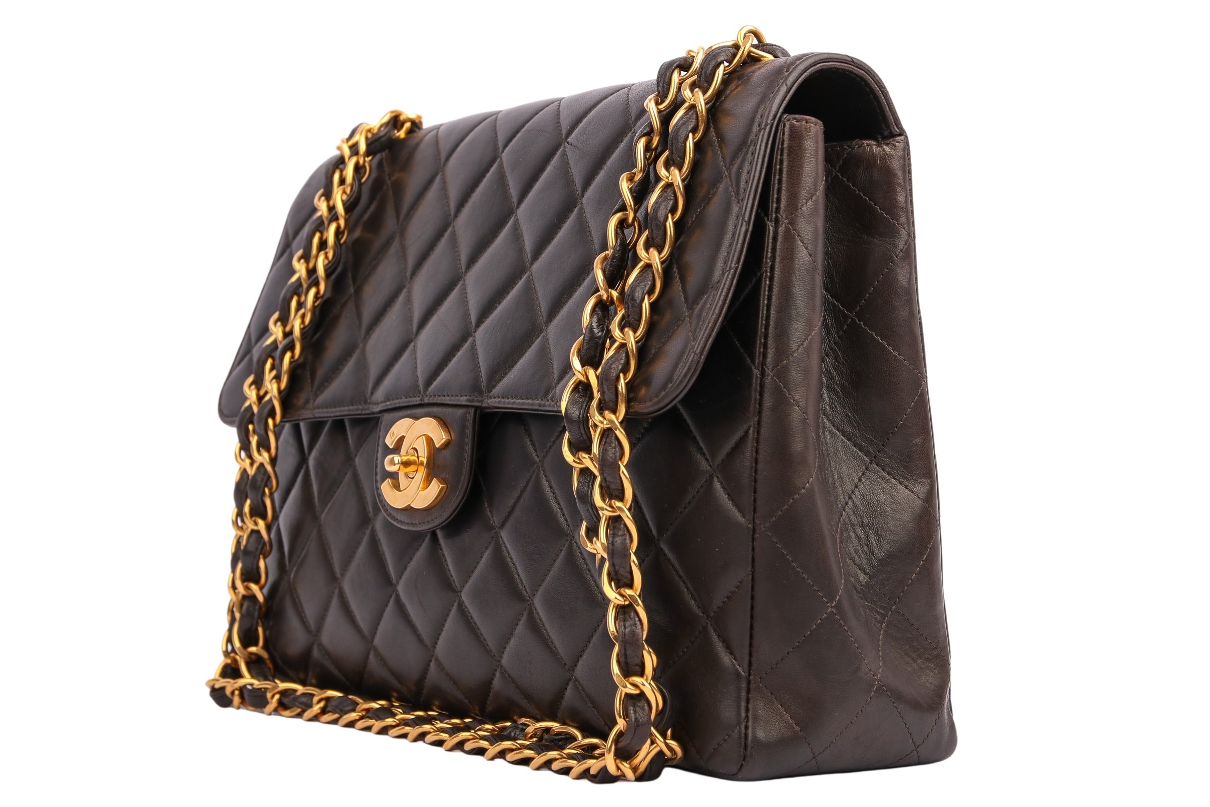 Chanel Maxi Single Flap Bag Black 