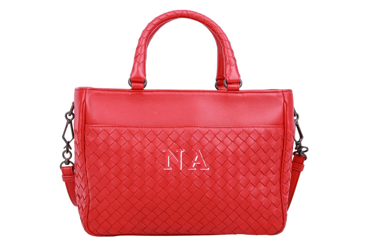 Bottega Veneta Nappa Intrecciato Tasche Rot