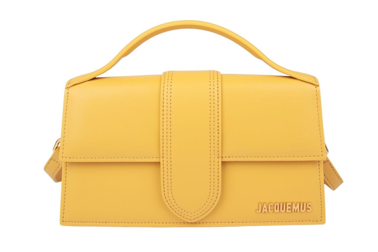 Jacquemus Le Grand Bambino Dark Yellow Leder