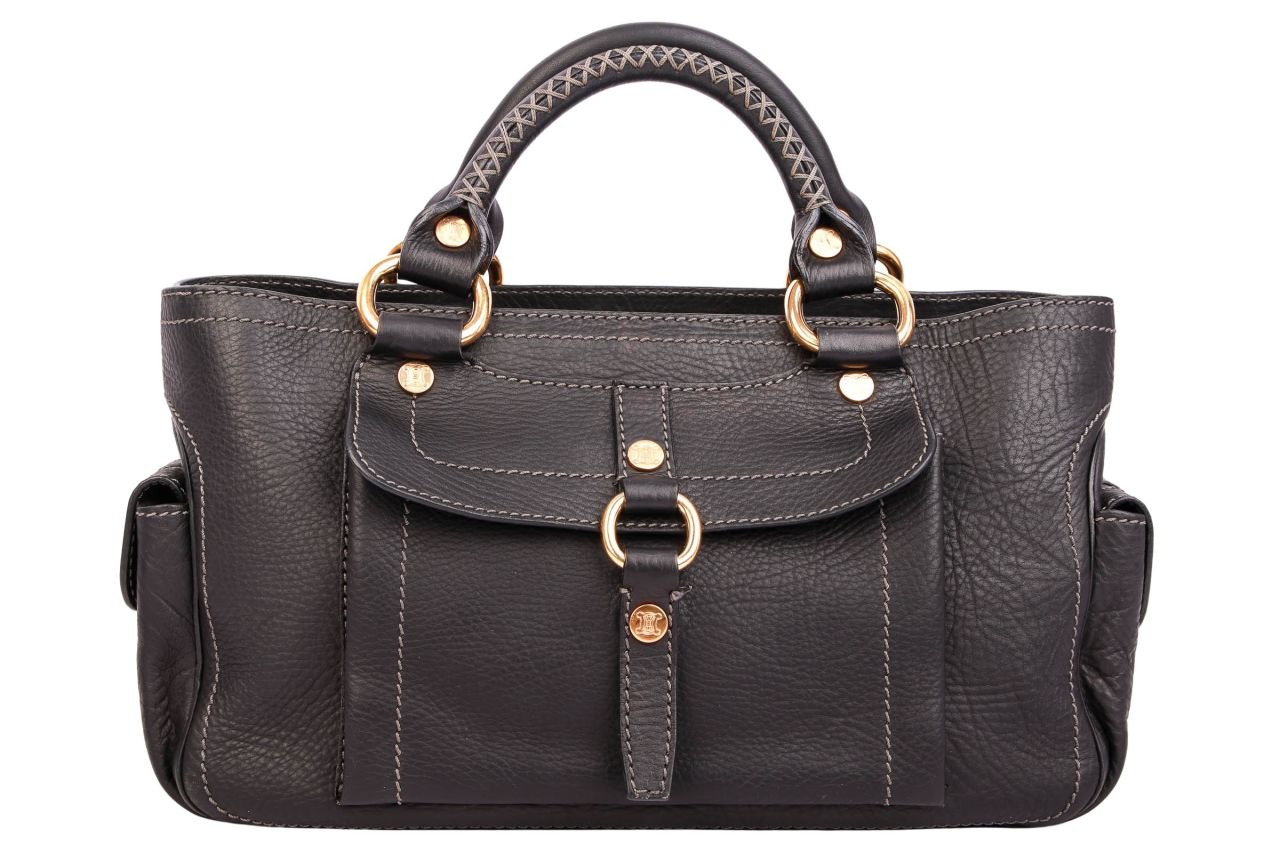 Céline Boogie Schultertasche Schwarz