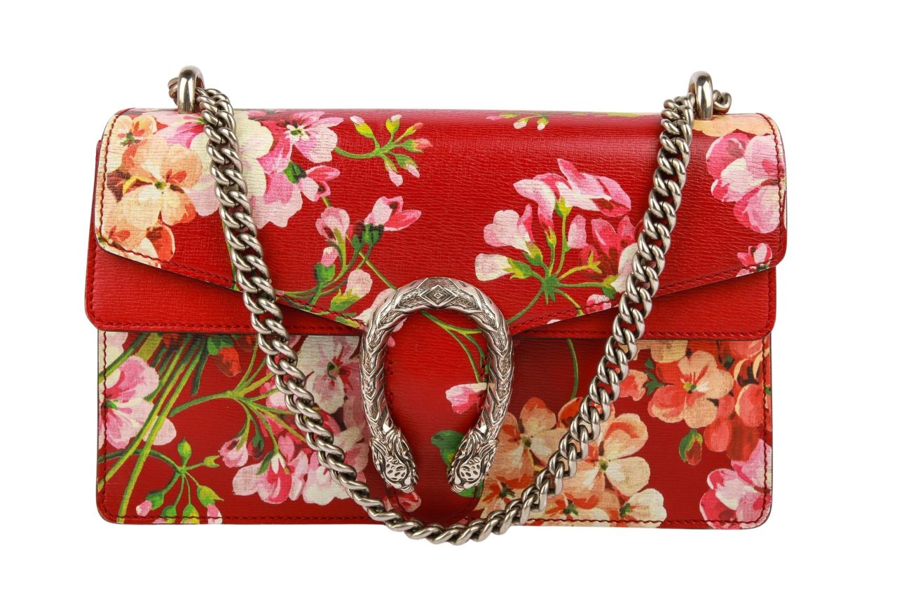 Gucci Dionysus Blooms Leder Rot