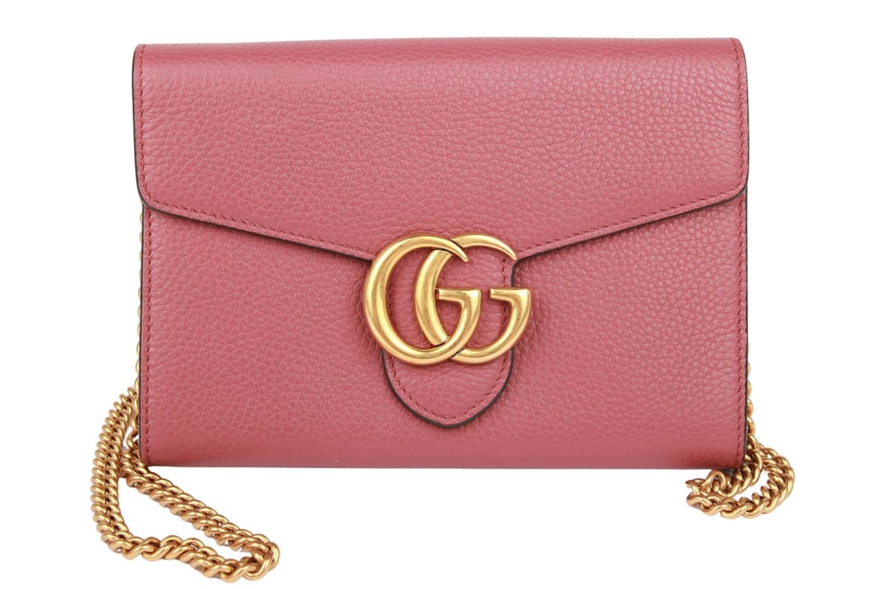 Gucci Marmont Wallet on Chain Rosa