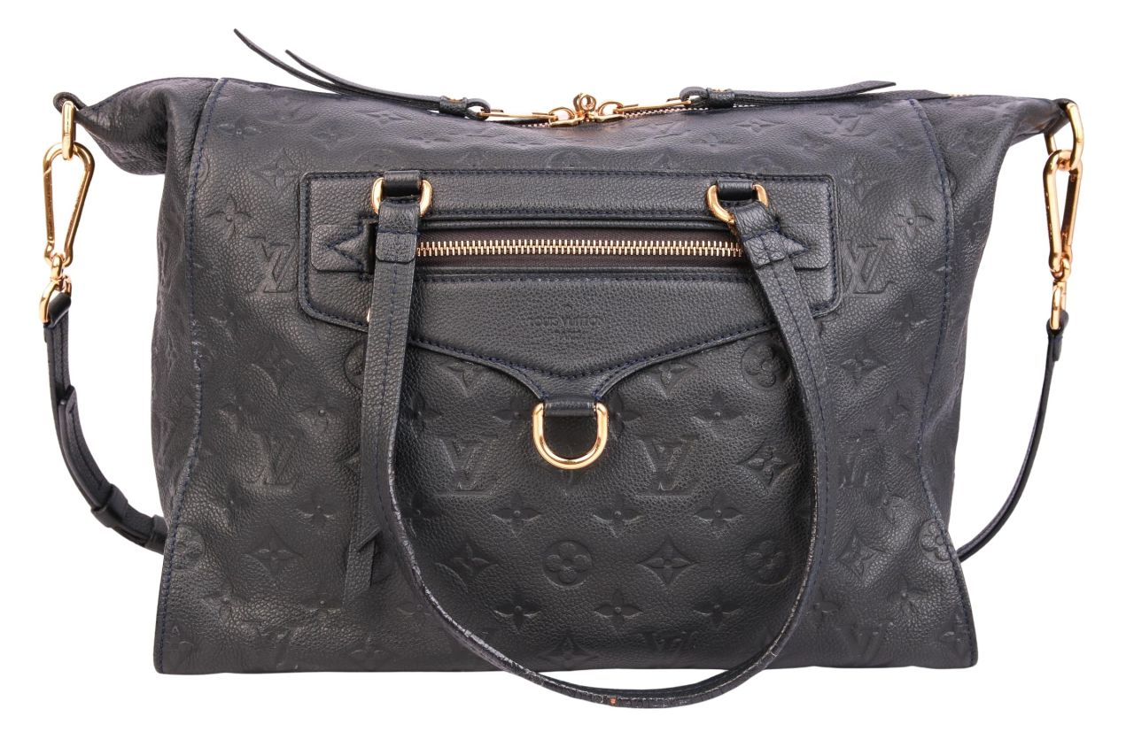 Louis Vuitton Lumineuse PM Monogram Empreinte Dunkelblau