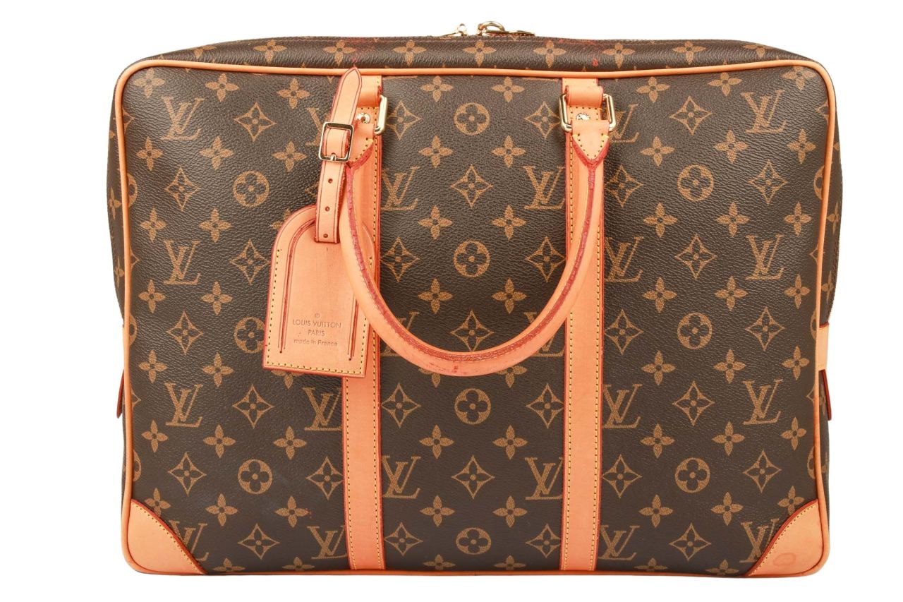 Louis Vuitton Porte Documents Monogram Canvas