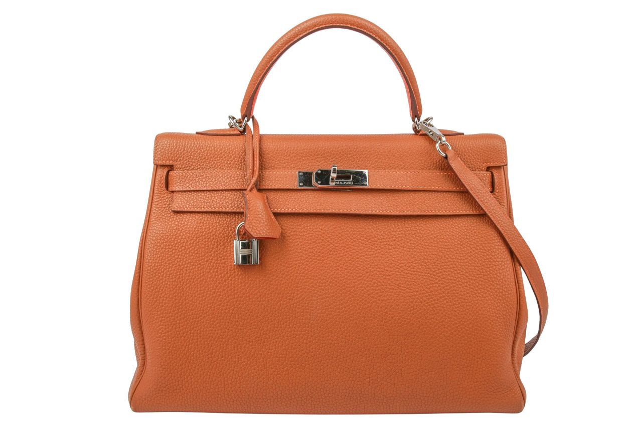 Hermès Kelly 35 Togo Eclat Gold Orange