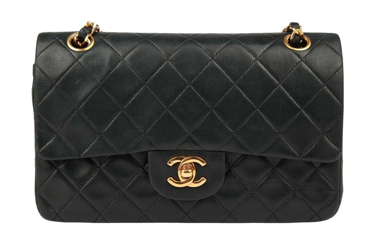 Chanel Timeless Classic Double Flap Bag Small Schwarz