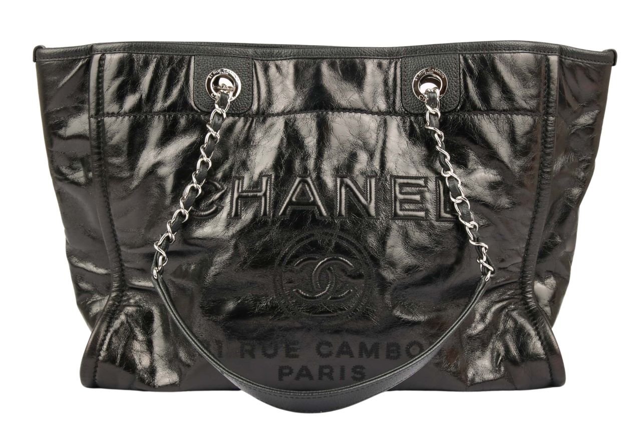 Chanel Deauville Shopper Schwarz