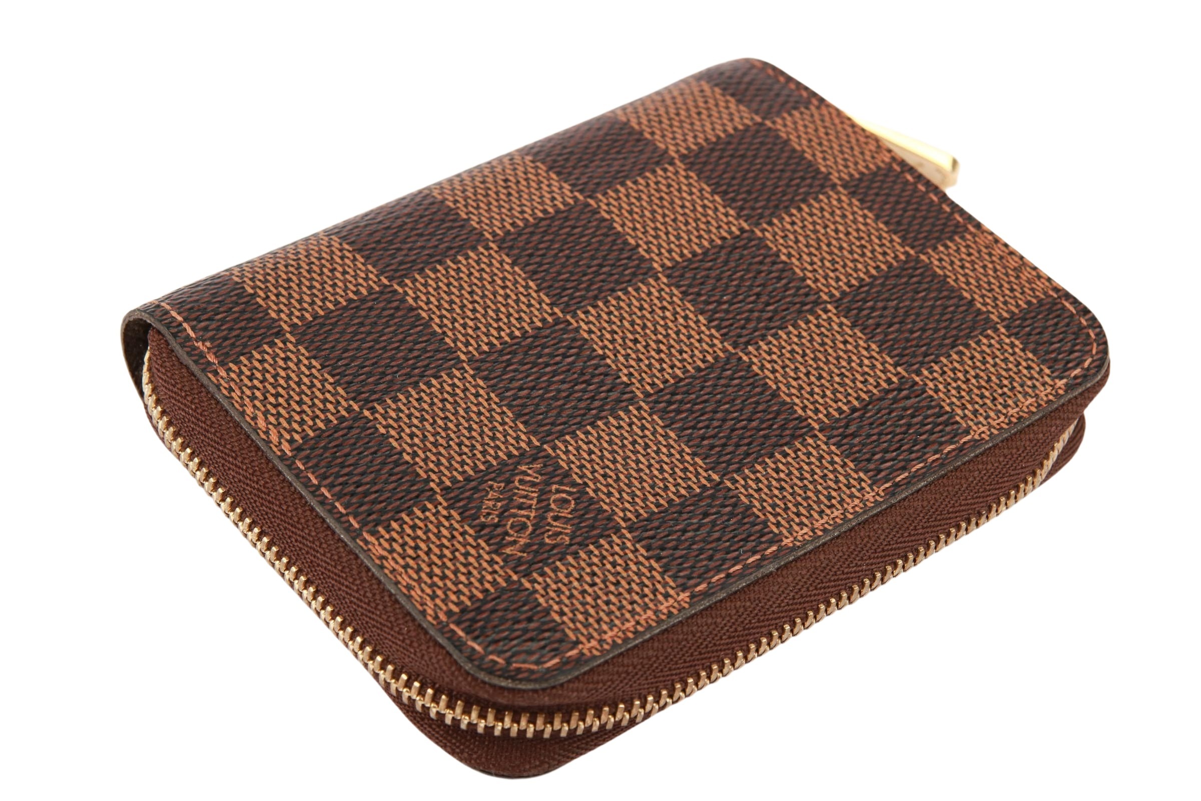 Louis Vuitton Zippy Coin Purse Brown Damier Ebene