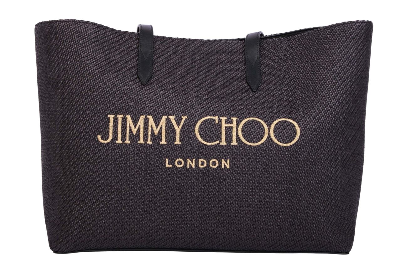 Jimmy Choo Raffia Bag Schwarz