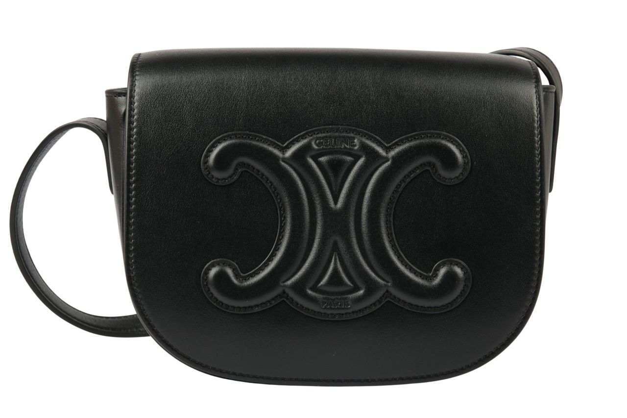 Céline Folco Bag Cuir Triomphe Schwarz