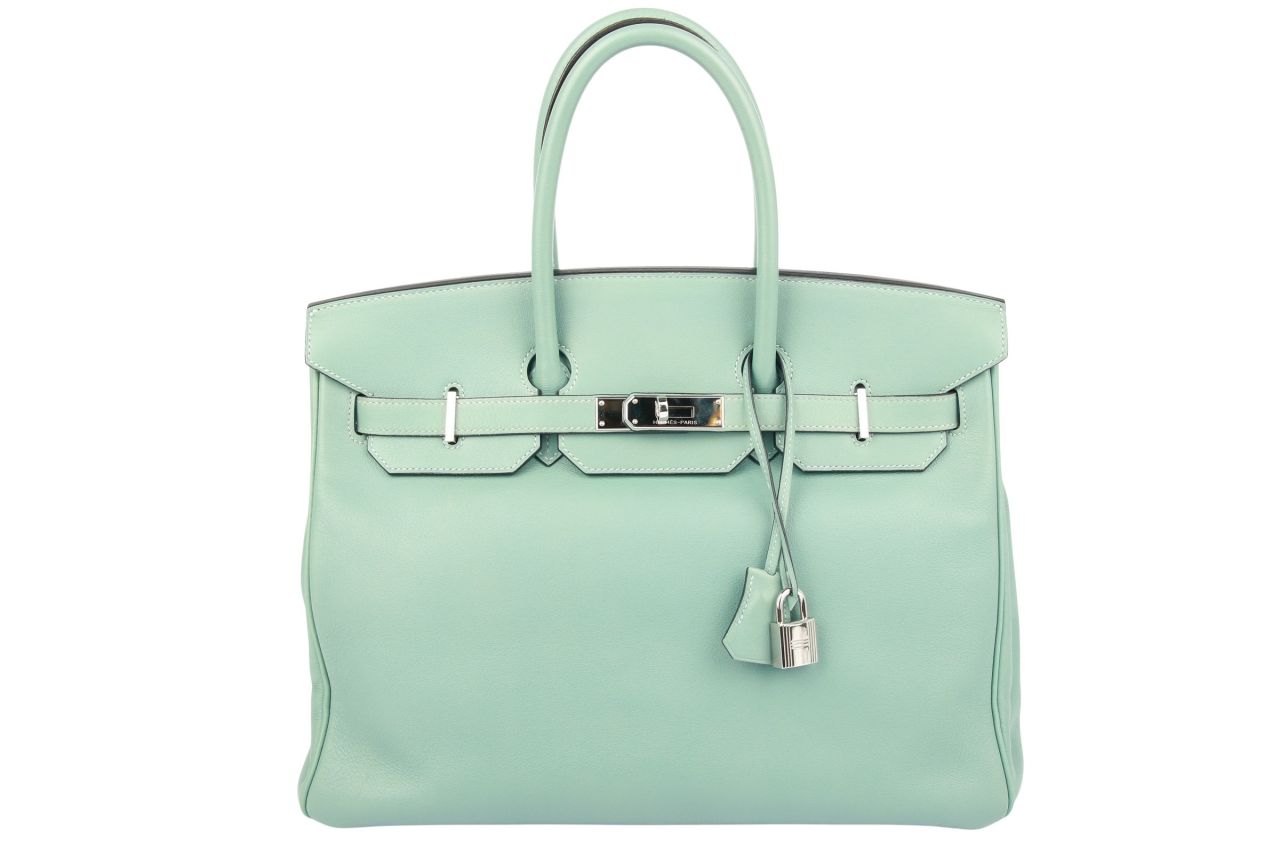 Hermès Birkin 35 Swift Bleu Ciel