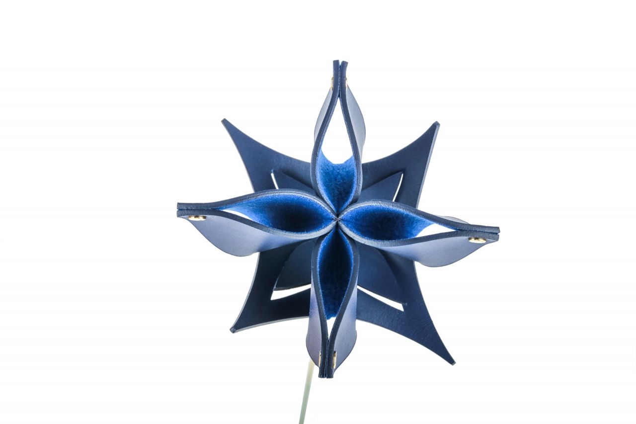 Louis Vuitton Navy Blue Objet Nomades Origami Flower by Atelier