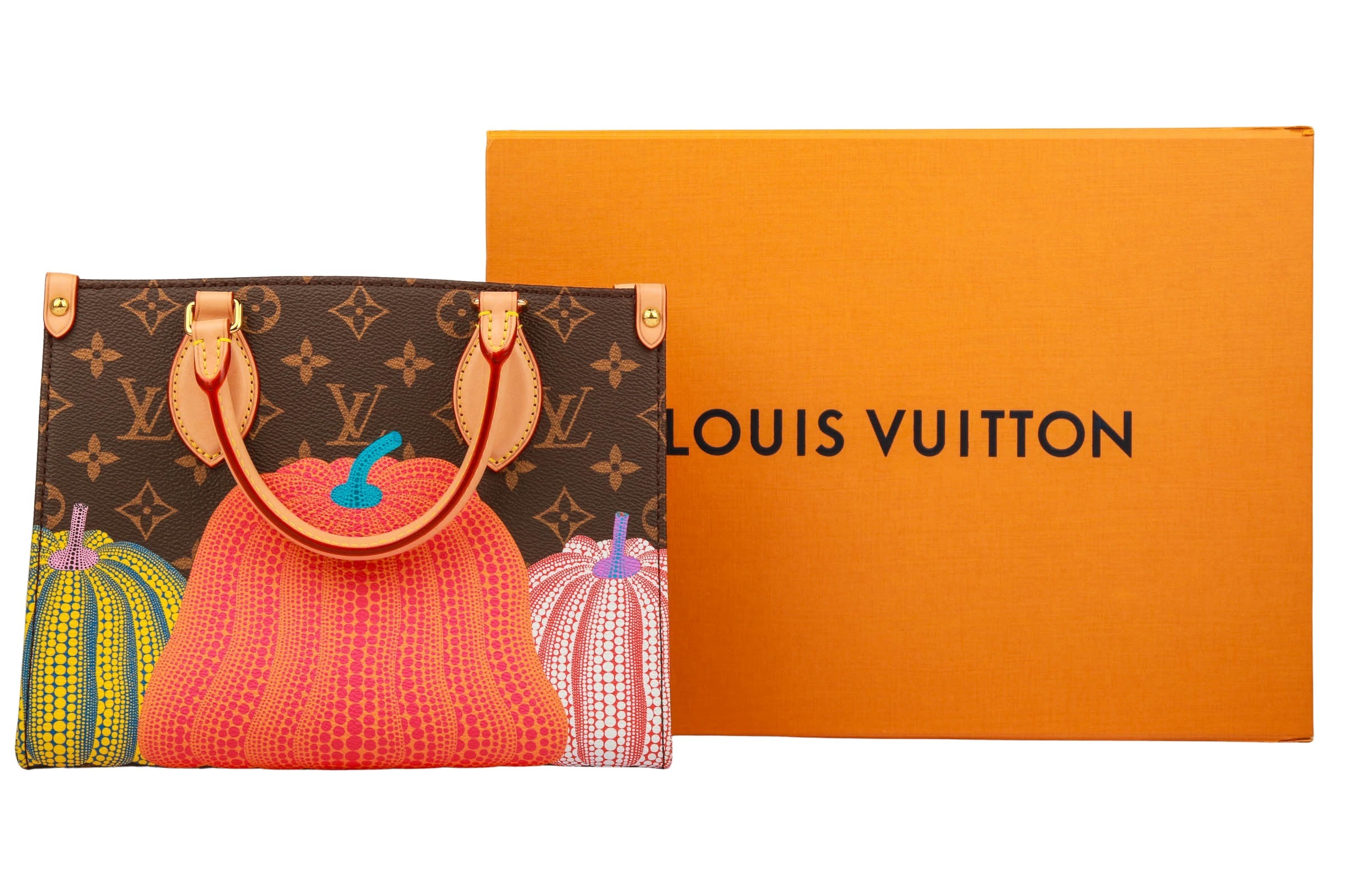 Louis Vuitton buy x Yayoi Kusama paper shopping bag