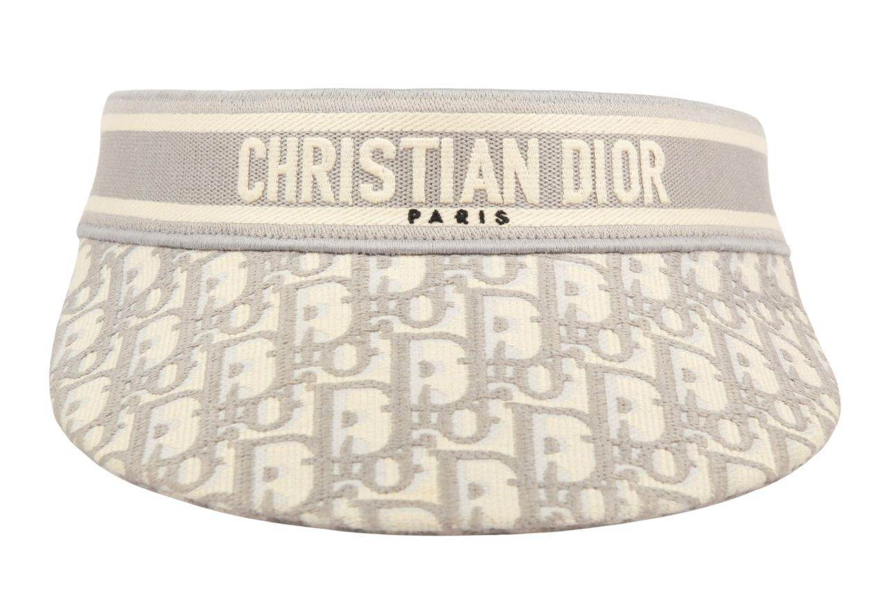 Dior D-Smash Dior Oblique Visor Grau