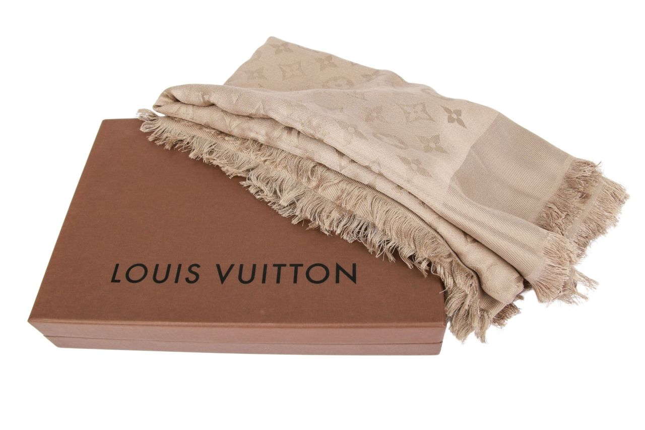 Louis Vuitton Schal Metallic Monogram