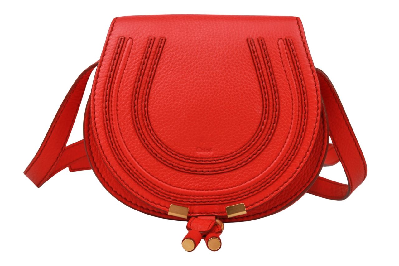 Chloé Marcie Mini Crossbody Bag Rot