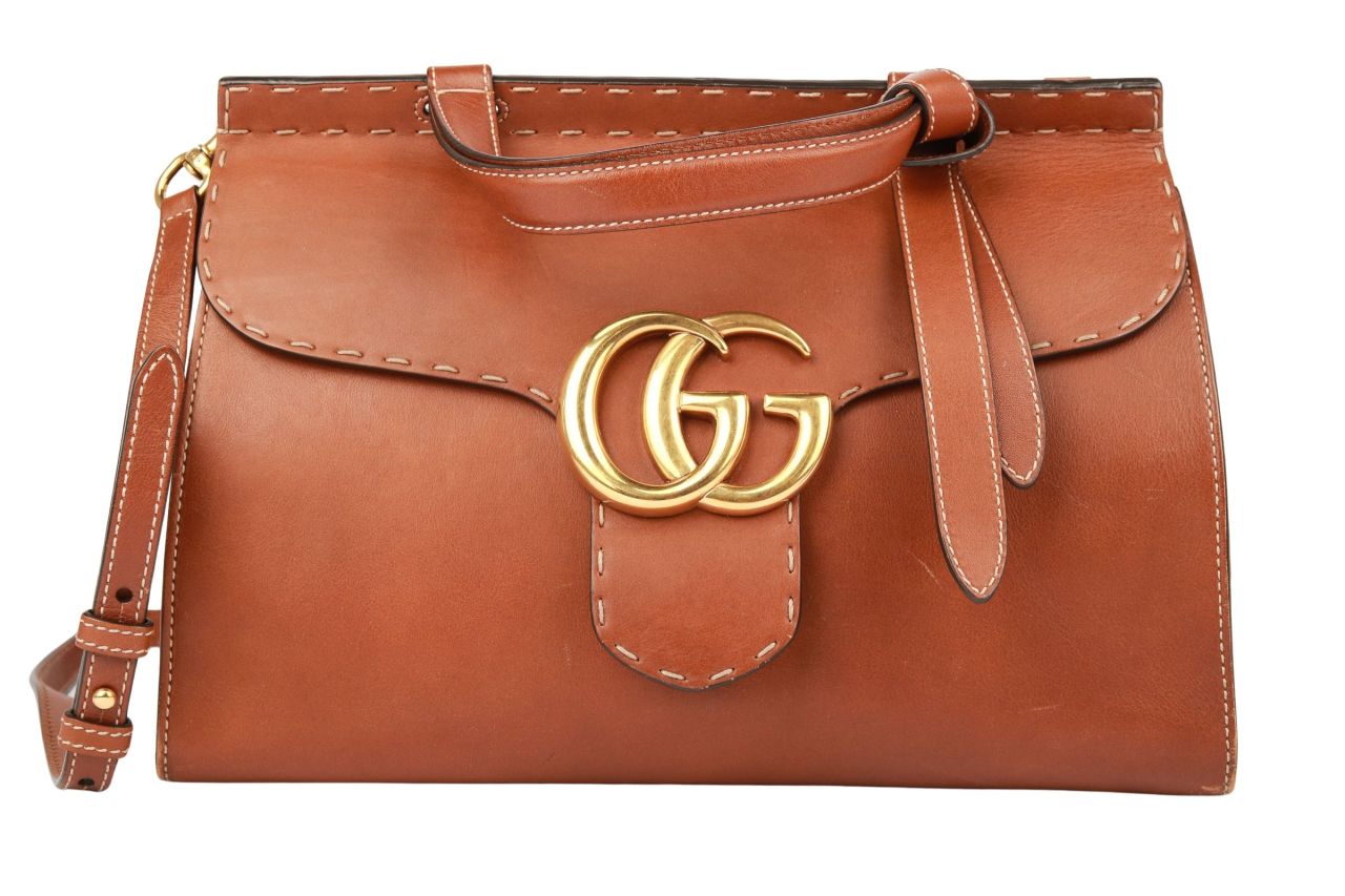 Gucci GG Marmont Schultertasche Braun