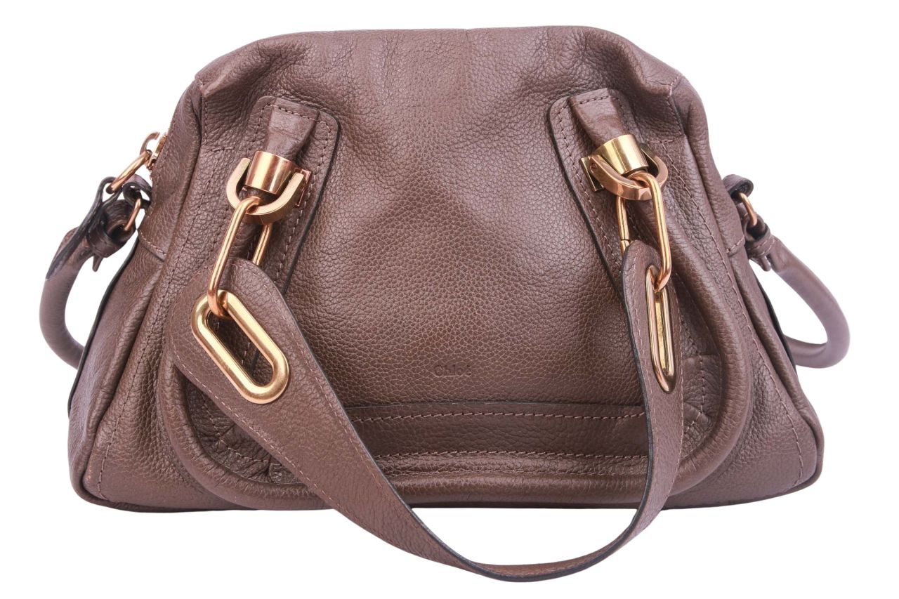 Chloé Paraty Vintage Small Mud Brown