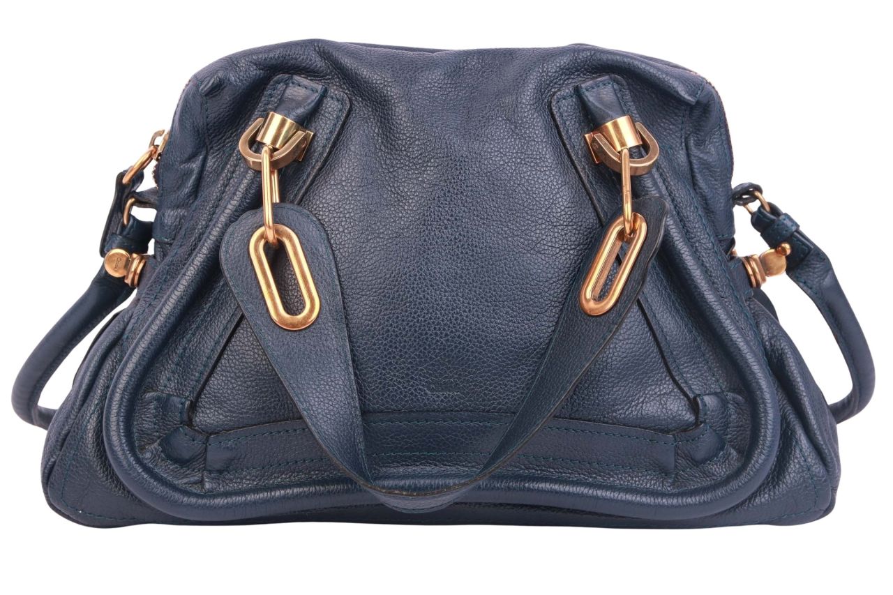 Chloé Paraty Vintage Medium Dunkelblau