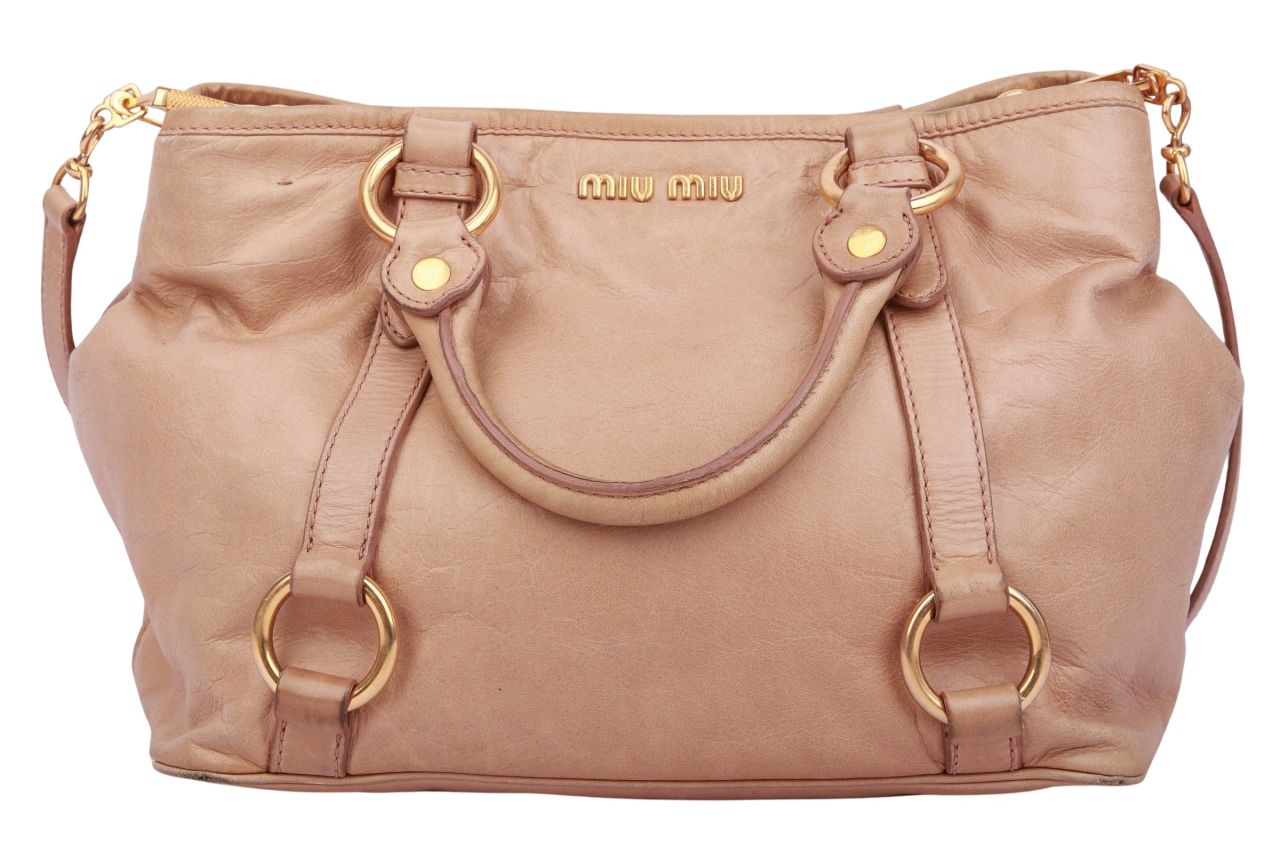 Miu Miu Handtasche Beige