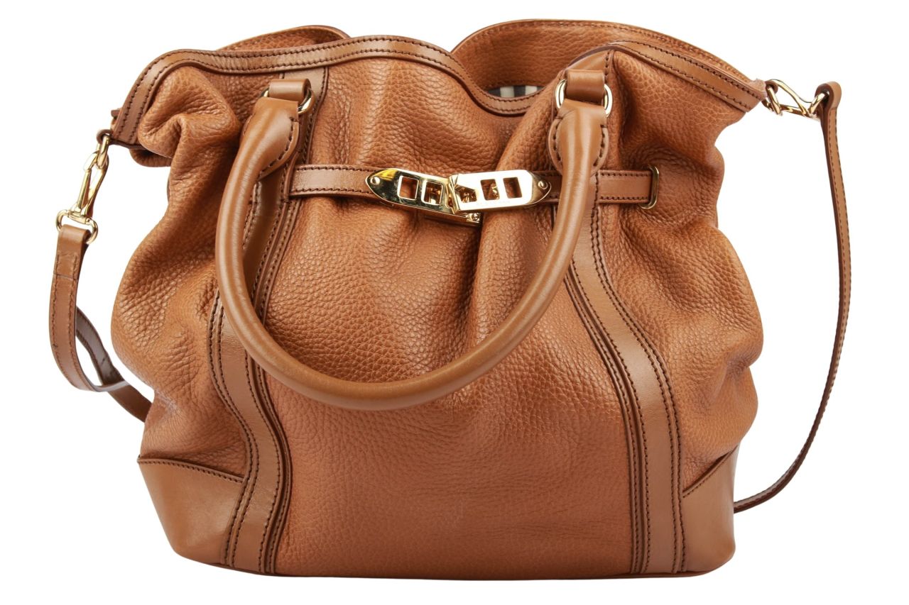 Burberry Handtasche Leder Braun