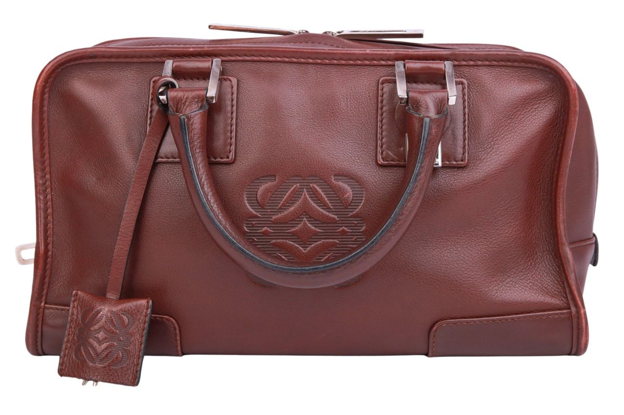 Loewe Amazona Boston Bag Braun