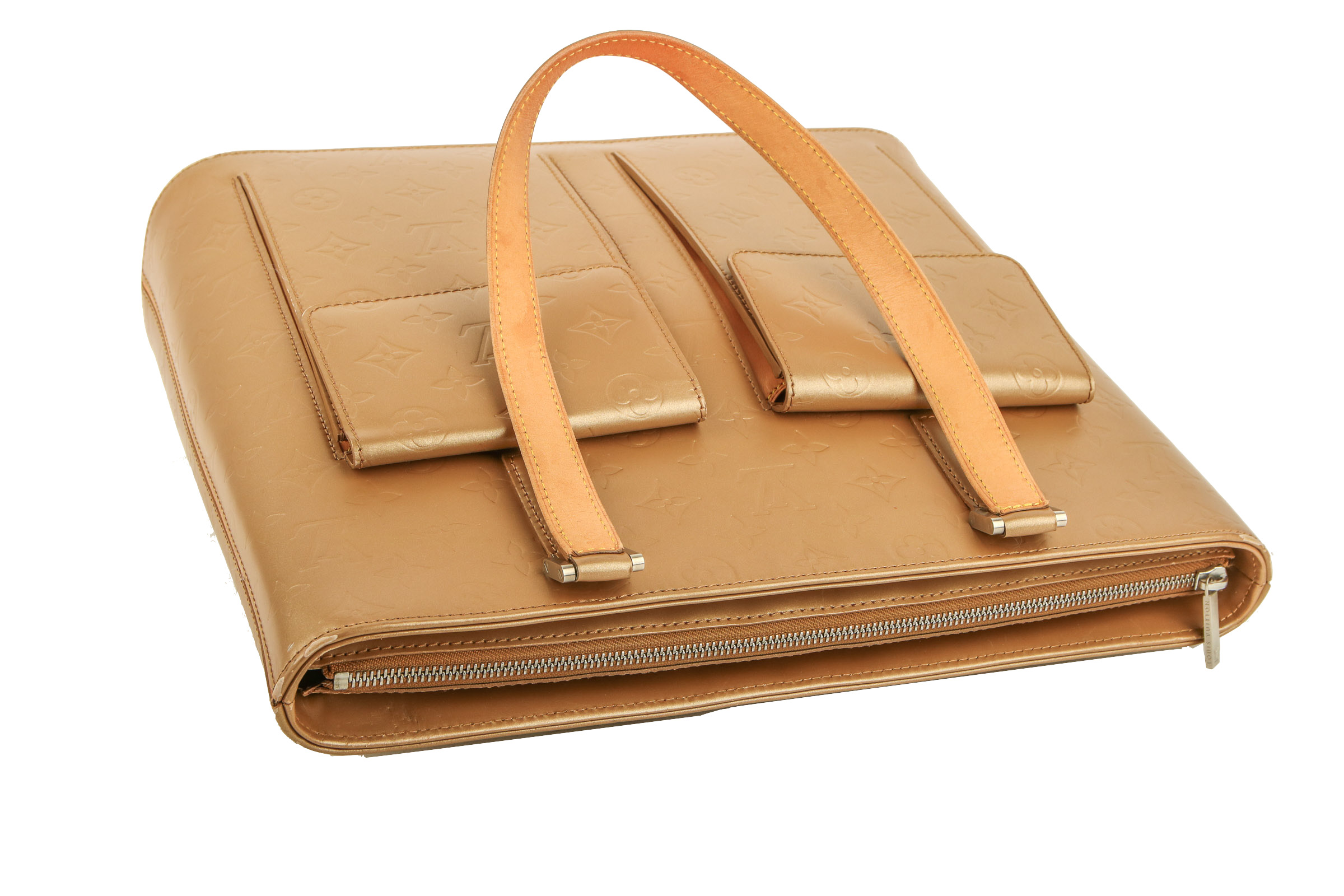 Louis Vuitton Wilwood M55102 Monogram Mat Leather Tote Handbag