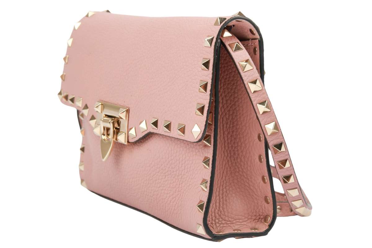 Valentino Garavani Rockstud Crossbody Bag Rosa Luxussachen