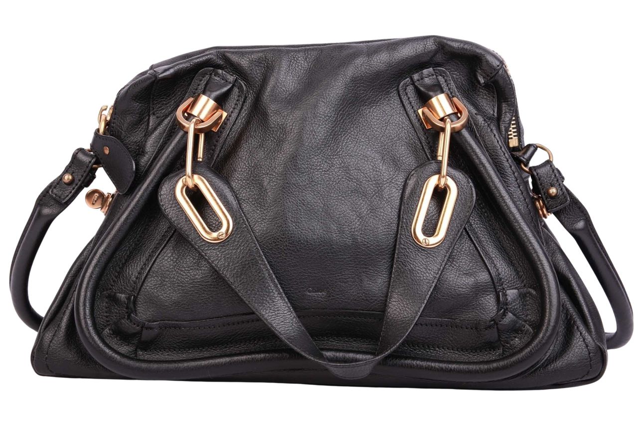 Chloé Paraty Vintage Medium Schwarz