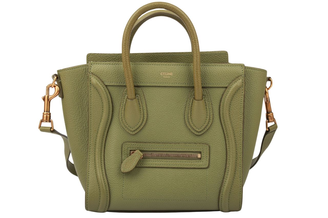 Céline Nano Luggage Khaki